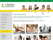 Tablet Screenshot of lingva.cz